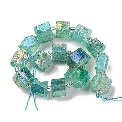 Гальванические природный кварц бисер пряди&nbsp;G-G767-02-18