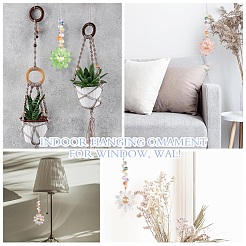 Стеклянные подвесные украшения&nbsp;HJEW-YW00255-01