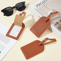 6 шт. багажная бирка из искусственной кожи&nbsp;AJEW-ME0002-09A