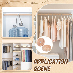 2 шт. держатели для деревянных штанг для шкафа&nbsp;FIND-WH0139-854