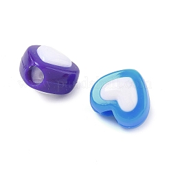 Непрозрачные акриловые бусины&nbsp;X-OACR-D309-09