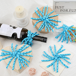 8 шт. тканевый кудрявый бант&nbsp;AJEW-SP0001-49A