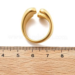 Кольца-манжеты из нержавеющей стали 304 в форме капли&nbsp;RJEW-Q012-04G