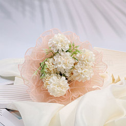 Плиссированная марлевая лента из органзы&nbsp;LS-OCOR-WH0070-106A