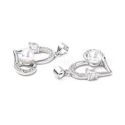 Экологически чистые подвески из латуни с микропаве из кубического циркония&nbsp;KK-F845-43P