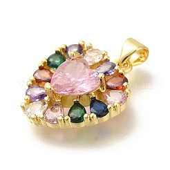 Реечное покрытие латунь с подвесками из кубического циркония&nbsp;KK-Z086-15G-03