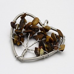 Подвески латуни драгоценных камней&nbsp;LS-G-F181-09