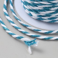 10м двухцветный хлопковый витой шнур&nbsp;OCOR-TAC0023-13D