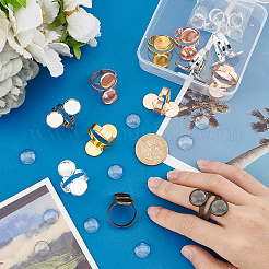 Набор для самостоятельного изготовления пустого куполообразного кольца&nbsp;DIY-UN0004-12A