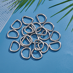 20 шт. D-образные застежки из цинкового сплава&nbsp;FIND-ME0002-63P