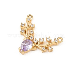 Латунные микро проложить кубического циркония подвески&nbsp;KK-F919-29G-03