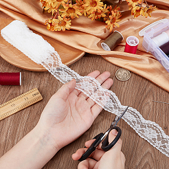 50 ярд полиэстеровых кружевных лент&nbsp;SRIB-PH0001-53A