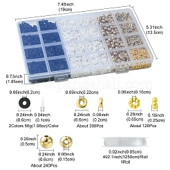 Наборы для изготовления браслетов из круглых/плоских полимерных бусинок и пластиковых бусин ccb своими руками&nbsp;DIY-FS0007-66