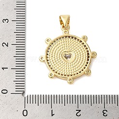 Латунные микро проложить кубического циркония подвески&nbsp;KK-K385-132G