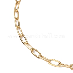 Изготовление браслета-цепочки из канцелярской скрепки толщиной 2.5 мм из нержавеющей стали 304&nbsp;AJEW-JB01403