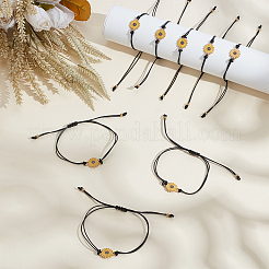 30 шт. регулируемый плетеный браслет из вощеного шнура для женщин&nbsp;BJEW-GO0001-27