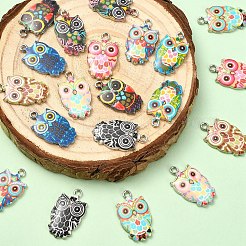 20шт 10 стиля подвески из сплава с эмалью&nbsp;ENAM-YW0006-95