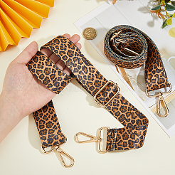 Регулируемый ремень для сумки из полиэстера с леопардовым принтом&nbsp;FIND-WH0817-039
