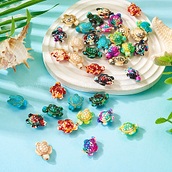 45шт 9 цвета синтетические бирюзовые бусины&nbsp;G-TA0001-78