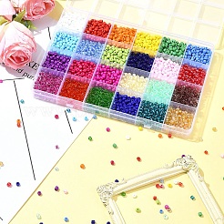 288 г 24 стилей стеклянных бусин&nbsp;SEED-FS0001-26C