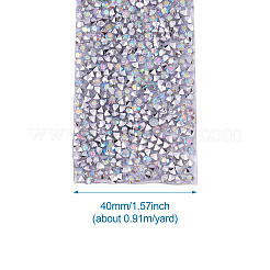 Блестящая смола исправления горный хрусталь (клей-расплав на спине)&nbsp;OCOR-TA0002-02-40mm