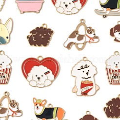 28шт 10 стиля подвески из сплава с эмалью&nbsp;ENAM-FS0003-09