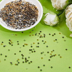 2500 шт. 5 цвета латунные обжимные бусины&nbsp;KK-ME0003-32