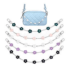 5 шт. 5 цвета сплава эмали телефон ремешок цепи для руки&nbsp;AJEW-PH0006-53