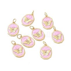 Латунные микропаве прозрачные подвески с фианитом&nbsp;ZIRC-A020-02G