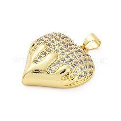 Латунные микро проложить кубического циркония подвески&nbsp;KK-U066-04A-G