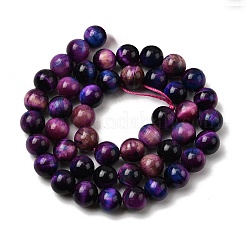 Природных тигровый глаз бисер нитей&nbsp;G-F561-6mm-B07