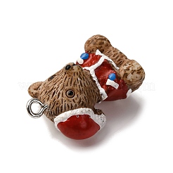 Рождественские подвески из непрозрачной смолы&nbsp;LS-RESI-H039-01P-04