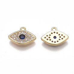 Латунные микро проложить кубического циркония подвески&nbsp;KK-T038-353G