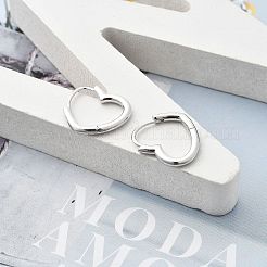 925 серьги из серебра из серебра&nbsp;EJEW-R001-01S