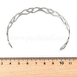 Браслеты-манжеты из нержавеющей стали 304&nbsp;BJEW-S172-01P