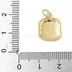 Латунь эмаль подвески&nbsp;KK-C110-14C-01G