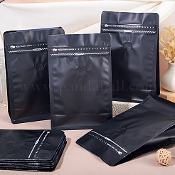 10 шт. БОПП и алюминизированный ПЭТ и полиэтиленовые пакеты для кофе с застежкой-молнией и клапаном&nbsp;ABAG-TA0001-93G