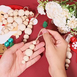 Деревянные круглые бусины&nbsp;HJEW-CA00009