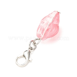 9 шт. подвесных украшений в виде стеклянной раковины&nbsp;HJEW-JM04153