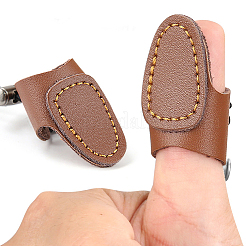 1 шт. регулируемая защита большого пальца из искусственной кожи для стрельбы&nbsp;DIY-CL0002-38B