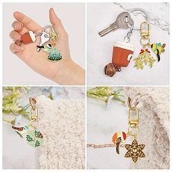 Подвеска с эмалевым сплавом на тему птиц&nbsp;KEYC-YW00153-01