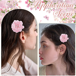 30 шт. полиэстер и пластик искусственный жемчуг и стразы цветочные украшения аксессуары&nbsp;DIY-SP0006-06C