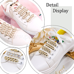 12 шт. 2-цветные украшения для обуви из сплава в виде цепочки&nbsp;FIND-AR0005-34