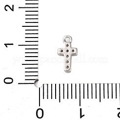 Латунные микропаве прозрачные кубические циркониевые подвески&nbsp;KK-V016-22A-P