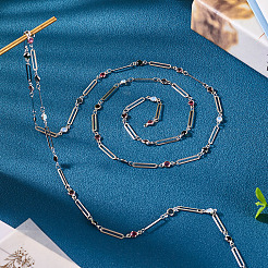 Латунные цепи с овальными и плоскими круглыми звеньями&nbsp;CHC-TA0001-23