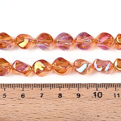 Гальванизируйте прозрачное стекло бисер нитей&nbsp;EGLA-N017-01C