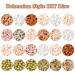 Наборы для изготовления украшений в стиле бохо своими руками из полимерной глины&nbsp;DIY-FS0007-75