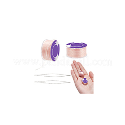 2 рулон ниток для бисероплетения из полиэстера со специальным покрытием&nbsp;OCOR-NB0002-06H