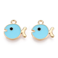 Подвески из легкого позолоченного сплава&nbsp;X-ENAM-T009-19A