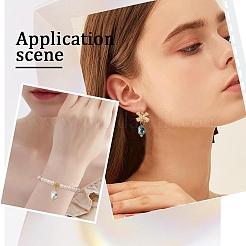 10 шт. подвески из натурального культивированного пресноводного жемчуга в виде риса&nbsp;PALLOY-YW00075